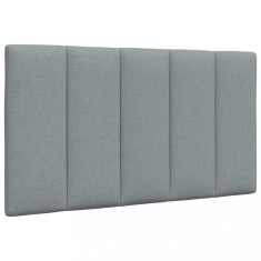 vidaXL Pernă tăblie de pat, Hanko, gri deschis, 80 cm, material textil 4019135