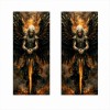 Set 2 stickere autoadezive pentru st&Atilde;&cent;lpi u&Egrave;i auto, print outdoor hd, orajet ecosolvent, 2x 50x22 cm