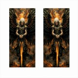 Set 2 stickere autoadezive pentru st&Atilde;&cent;lpi u&Egrave;i auto, print outdoor hd, orajet ecosolvent, 2x 50x22 cm