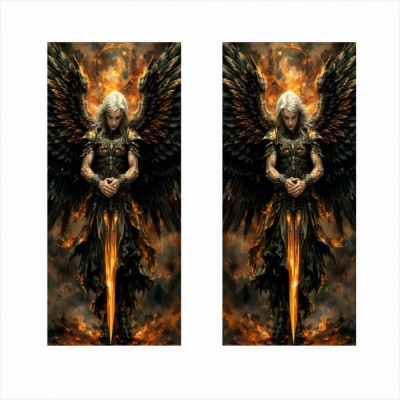 Set 2 stickere autoadezive pentru st&amp;Atilde;&amp;cent;lpi u&amp;Egrave;i auto, print outdoor hd, orajet ecosolvent, 2x 50x22 cm foto