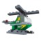 Set Construcție Elicopter, 33 Piese, Verde, Dificultate 1/5, Recomandat 6+ Ani