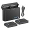 Set 2 acumulatori + incarcator dublu camere actiune DJI Osmo Action 5 Pro Action 4 Action 3