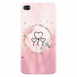 Husa silicon pentru Apple Iphone 4 / 4S, Heart Baloons