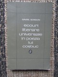 GAVRIL SCRIDON - ECOURI LITERARE UNIVERSALE IN POEZIA LUI COSBUC