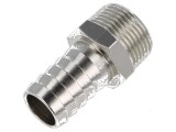 Conector filetat pentru țeavă din alamă nichelată 20mm