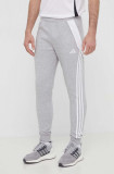 Cumpara ieftin Adidas Performance pantaloni de antrenament Tiro 24 culoarea gri, melanj, IS2153