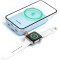Innostyle Powerduo 2In1 Powerbank Rapid Inductiv Pentru Ceas Magsafe 10000Mah Albastru