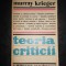 MURRAY KRIEGER - TEORIA CRITICII