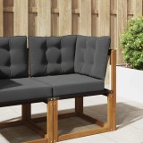 vidaXL Perna pentru canapea de exterior 3 pcs Antracit Poliester 900795