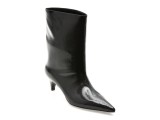 Botine elegante EPICA PREMIUM negre, 81R, din piele naturala lacuita