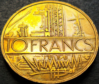Moneda 10 FRANCI - FRANTA, anul 1977 * cod 1114 foto