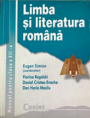 Limba si literatura romana manual clasa a XII-a foto