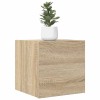 VidaXL Dulap TV montaj pe perete, stejar sonoma, 30,5x30x30 cm