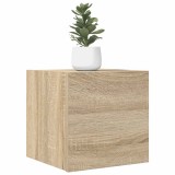 Cumpara ieftin Dulap TV montaj pe perete, stejar sonoma, 30,5x30x30 cm