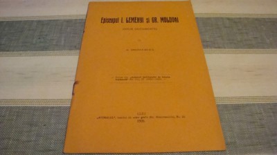 Bogban Duica -Episcopul I. Lemenyi si Gr. Moldvai - doua documente -extrase-1926 foto
