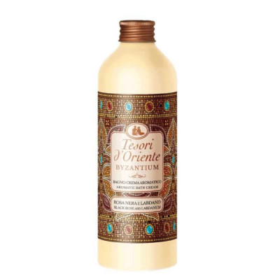 Gel de Dus Crema Tesori d&amp;#039;Oriente Byzantium, 500 ml, pentru Femei, cu Parfum de Trandafir Negru si Lavanda, Gel de Dus Hidratant, Gel de Dus Pentru Fe foto