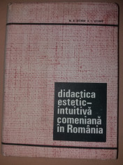 DIDACTICA ESTETIC INTUITIVA COMENIANA IN ROMANIA foto