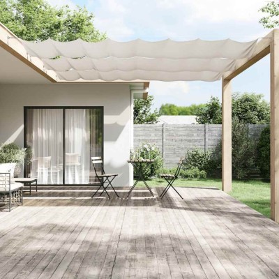 vidaXL Copertină verticală, alb, 60x800 cm, țesătură Oxford 148154 foto