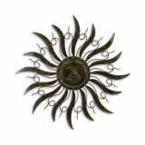 Decoratiune soare din fier forjat antik brown TZ-30, Ornamentale