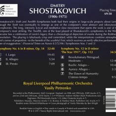 Shostakovich: Symphony No. 6 and Symphony No. 12 | Royal Liverpool Philharmonic Orchestra, Dmitri Shostakovich, Vasily Petrenko