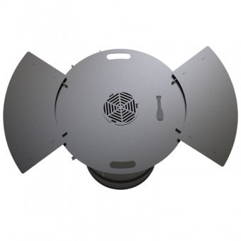 Gratar tip plancha Krodesign KRO-1162, diametru 80 cm, cu accesorii foto