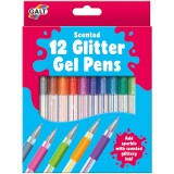 Set 12 pixuri cu gel si sclipici, Galt