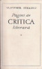 Pagini de critica literara, Volumul I - Marginalia, Eseuri