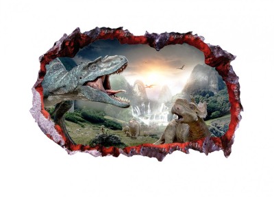 Sticker decorativ cu Dinozauri, 85 cm, 4279ST-1 foto