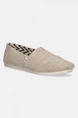 Toms espadrile Alpargata culoarea bej, 10018736