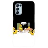 Husa compatibila cu Oppo A76 model This is fine reverse meme, Silicon, TPU, Viceversa, Transparent, Carcasa
