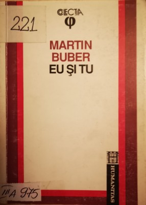 Martin Buber - EU si TU foto