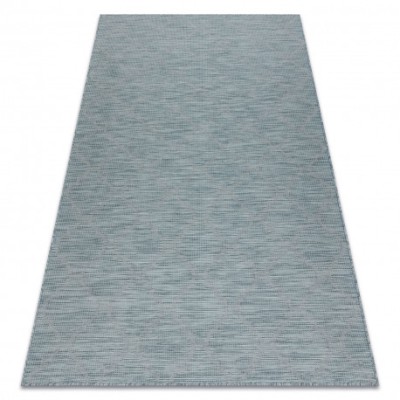 Covor SISAL PATIO 3069 trellis țesute plate - apa albastra, 136x190 cm foto