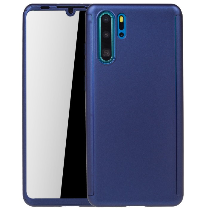 Husa Full Cover 360 (fata + spate) pentru Huawei P30 Pro, Albastru