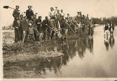 D705 Premilitari romani digul Silian 1939 poza veche foto