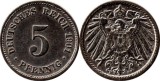 Germania 1912F - 5 reichpfennig, circulata