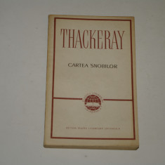 Cartea snobilor - Thackeray