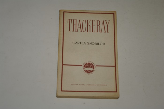 Cartea snobilor - Thackeray
