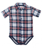 Body camasuta pentru bebelusi - Carouri (Marime Disponibila: 2 ani)