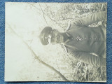 769. Fotografie veche soldat WW1 decorat - Crucea de Fier, Primul Razboi Mondial