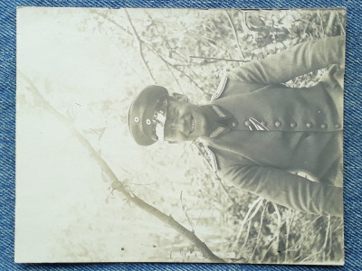 769. Fotografie veche soldat WW1 decorat - Crucea de Fier, Primul Razboi Mondial foto