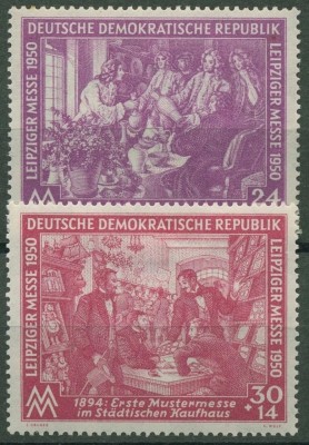 DDR 1950 - T&amp;acirc;rgul din Leipzig, serie neuzata foto