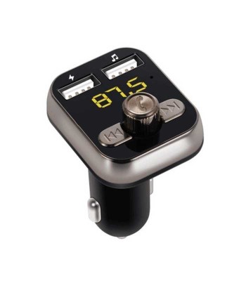 Modulator FM auto cu 2x USB 2.1A+1A +microSD +Bluetooth V4.0 foto