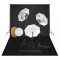 vidaXL Set studio foto cu lămpi, umbrele, fundal și reflector 3067092