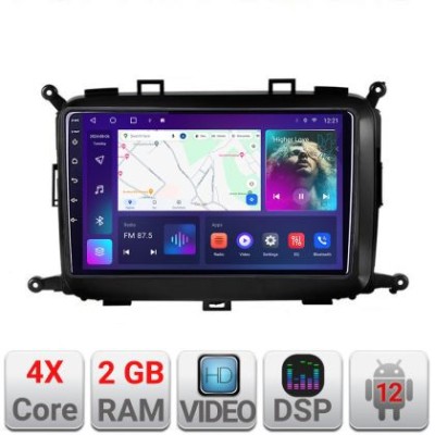 Navigatie Kia Carens 2013-2018 A-2023 2+32 GB Android Waze USB Navigatie Internet Youtube Radio CarStore Technology foto