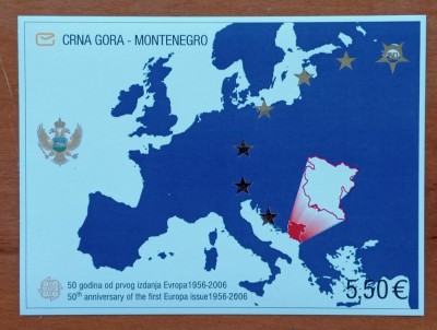 Munte-Negru-2006- &amp;#039;&amp;#039;ANIV 50 ANI -EU-CEPT&amp;#039;&amp;#039;-COLITA -MNH-NESTAMP foto