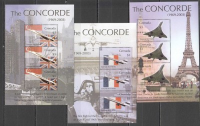 GRENADA 2003 AVIATIE AVIOANE CONCORDE foto