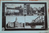 Carte postala, imagini din Arad, 1945