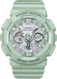 Ceas sport Impermeabil cu cronometru, unisex, verde - RESIGILAT