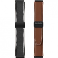 Curea DUX DUCIS YA pentru Samsung Galaxy Watch / Huawei Watch / Honor Watch Series, 20mm, Neagra foto