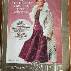 Quelle catalog de moda toamna/iarna 1978/79